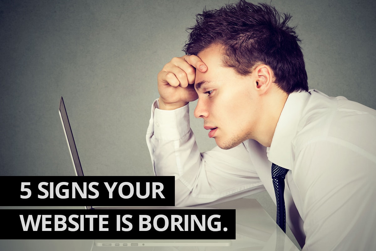 my website is boring