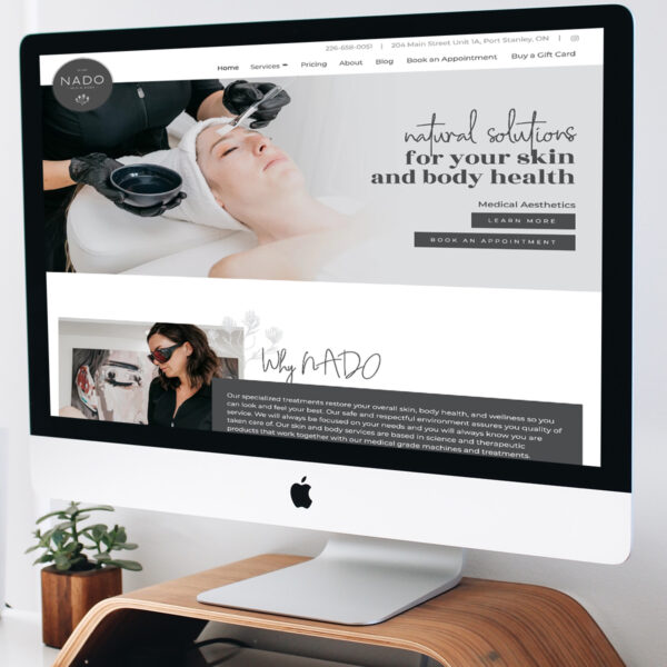 NADO Beauty Web Design